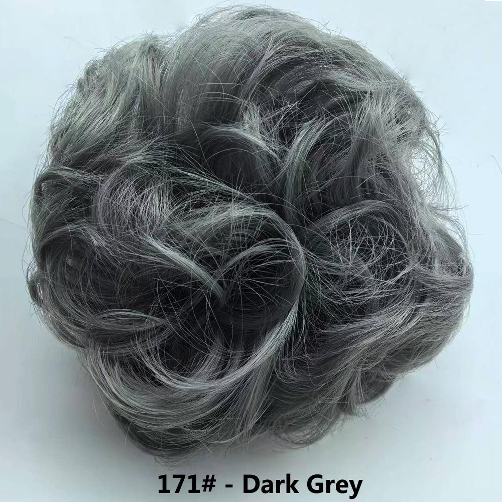 

Європейська та американська мода Гумки для волосся - Неохайні пухнасті еластичні гумки для жінок, Пучки та перуки, Зачіска Бутон квітки