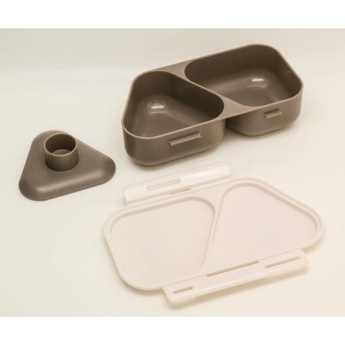 OSK PEANUTS EVERYDAY Bento Box, Beige, 465ml, Made in Japan, Snoopy Design, Includes Pressed Mould, Microwave Safe, Simple, Large Capacity, Easy, Time