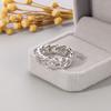 Simple Cuban Style Ring, Fashionable Two-color Twist Ring, Jewelry Trend