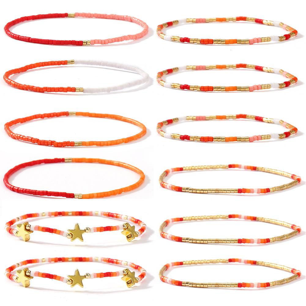 12pcs Cute christmas Rope Charm Girls Kids Bracelets Jewelry Friendship Gift