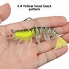 10.5cm12g Lifelike Artificial Shrimp Lure Soft Flat Claw/classic Luminescent Fishing Lure Biomimetic Luminous Design