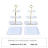 European Three-Tier Dessert Stand: Elegant Fruit Plate and Cake Display for Afternoon Tea
