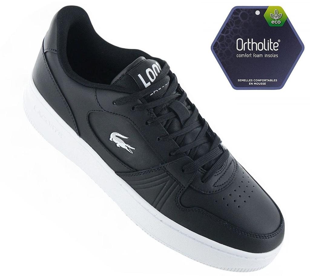 Lacoste L001 Zestaw 224 - Męskie Buty Sneakers Czarne 748SMA0018312 ORYGINALNE