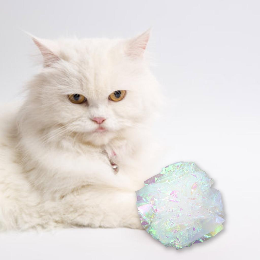 Light Weight Crinkle Paper Cats Toy Sound Tin Paper Toy Cats Interactively Toy for Cats Kittens