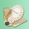 Sundials Clocks Home Decorations Scientific Models Wooden-Sundials Models Geography Teaching Tool