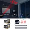 Dual Alarm Projection LED Mirror Clock with Large Display