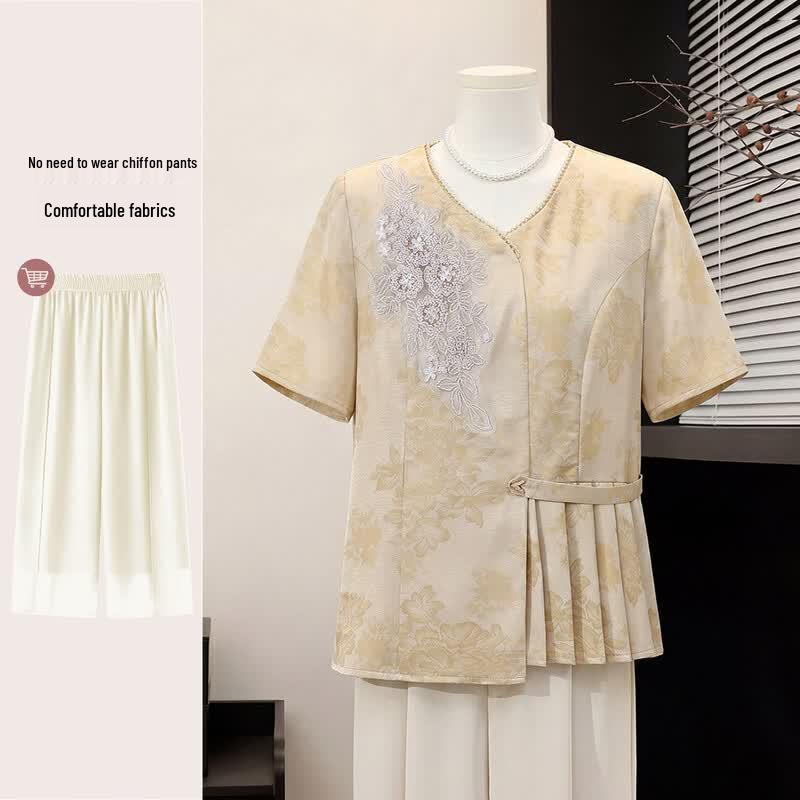 Tang Lady's New Chinese Style Embroidered Summer Collection