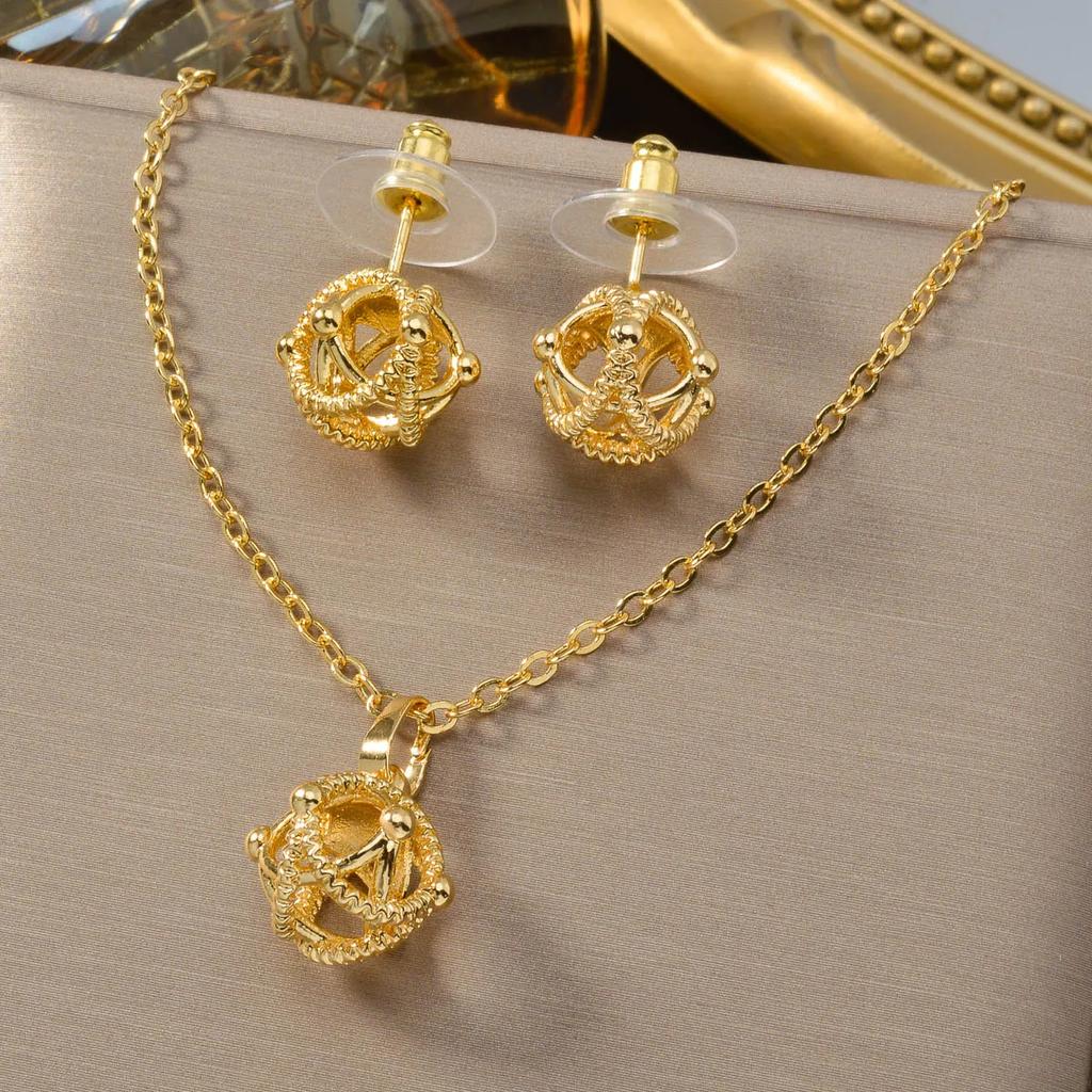 ZEADear Bride Zircon Sets Gold Plated Earrings Necklace Bracelet Ring Chain Bohemia Pendant Bridal Gift Engagement Anniversary