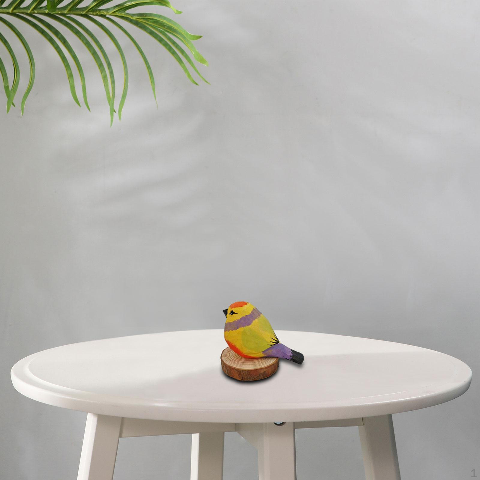 

Художественная фигурка птицы с подставкой для украшения стола yellow