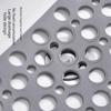Eco Friendly Suction Cup Bath Mat Quick Drain Round Hole Bath Mat Foot Mat Shower Mat  Wet Area