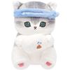 Shark Mofusand Cat Worker Series Plush Doll Working Cat Ornament Pp Cotton