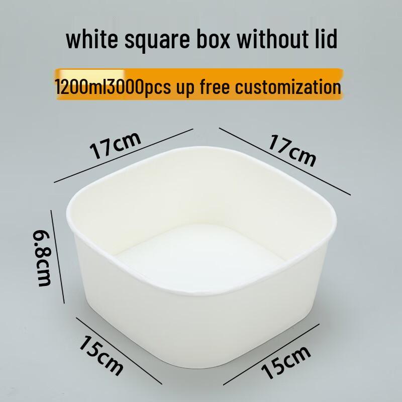 Disposable Square Fruit Takeout Containers