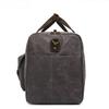 Waxed Canvas Luggage Leather Carry-on Travel Bag Casual Men's Bag Single Shoulder Crossbody Travel Bag