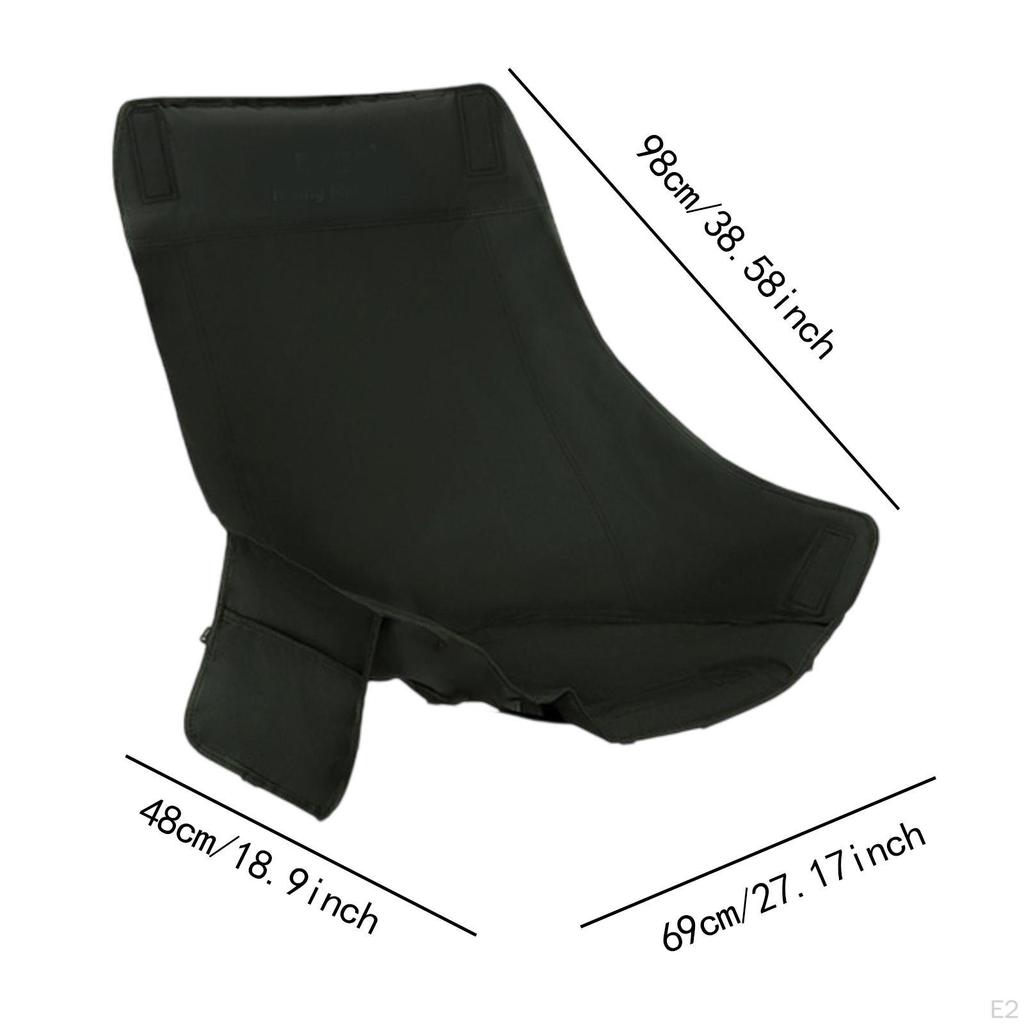 Kamp Sandalyesi Kılıfı Ay Koltuk Aşınmaya Dayanıklı Oxford Kumaş Ev İçin Yedek Kumaş