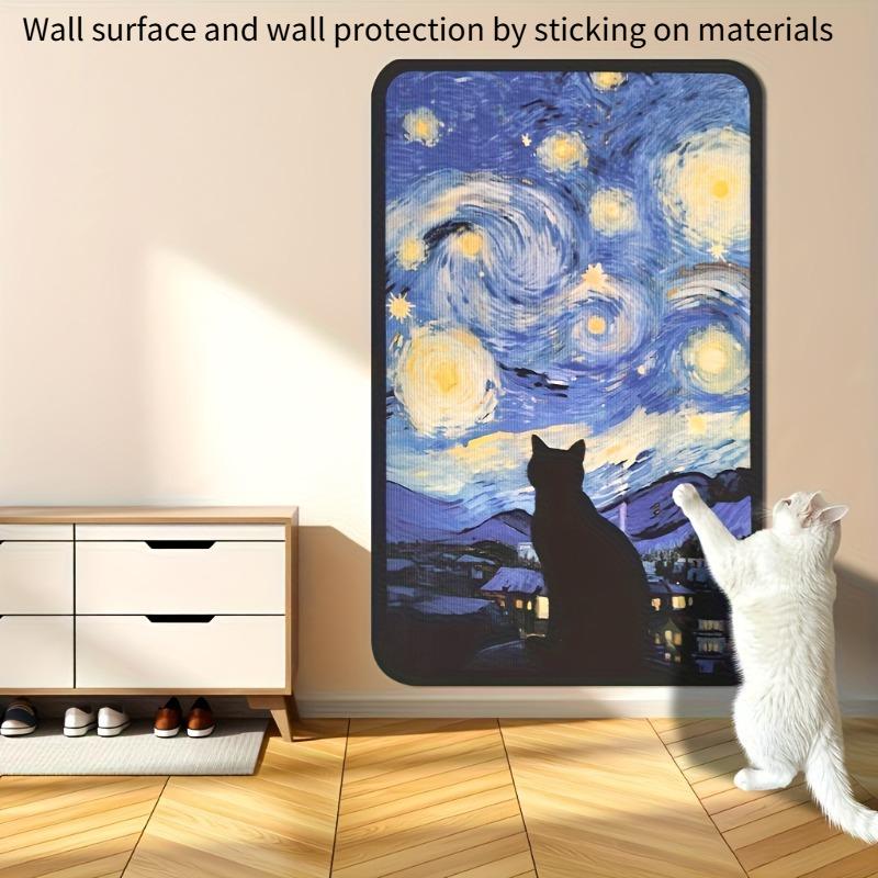 1PC Cat Scratching Board, Pet Toys, Wear-resistant Anti-fall Wall Sticker, Cat Scratching Board, Wall Wall Sticker Protection
