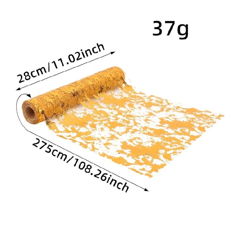 Elegant Gold and Silver Meshes Fabric Roll For Enhancing Event Ambiances Suitable For Wedding And Party Decorations