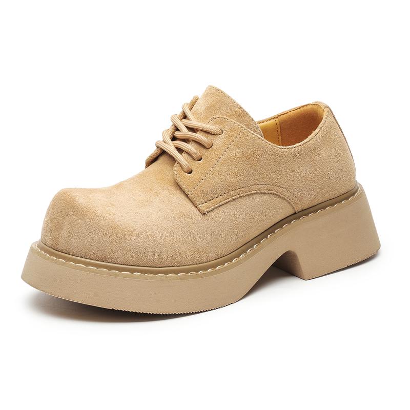 Chaussures en Cuir Pour Homme Plateforme Cuir Véritable Grande Taille Chaussures Designer Formelles Plateforme Décontractées Chaussures d'Extérieur