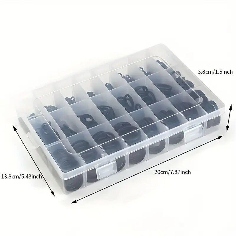 1200Pcs Nbr O Ring Kit 1200/270/225Pcs Heat Rubber Oil Resistant Sealing Repair Plumbing Maintenance Tool