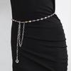 High-end Female Waist Chain for Women Fashion Rhinestone Women Waist Chain Exquisite Elegant Inlaid Exquisite Dress Waist Chain