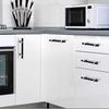 6pack Modern Stainless Steel Cabinet Pulls, Durable Drawer Handles Hardware for Kitchen Dresser Bathroom Wardrobe Door