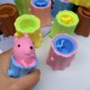 1pc Fun Squeeze Squirrel Cup Antistress Sensory Tree Stump