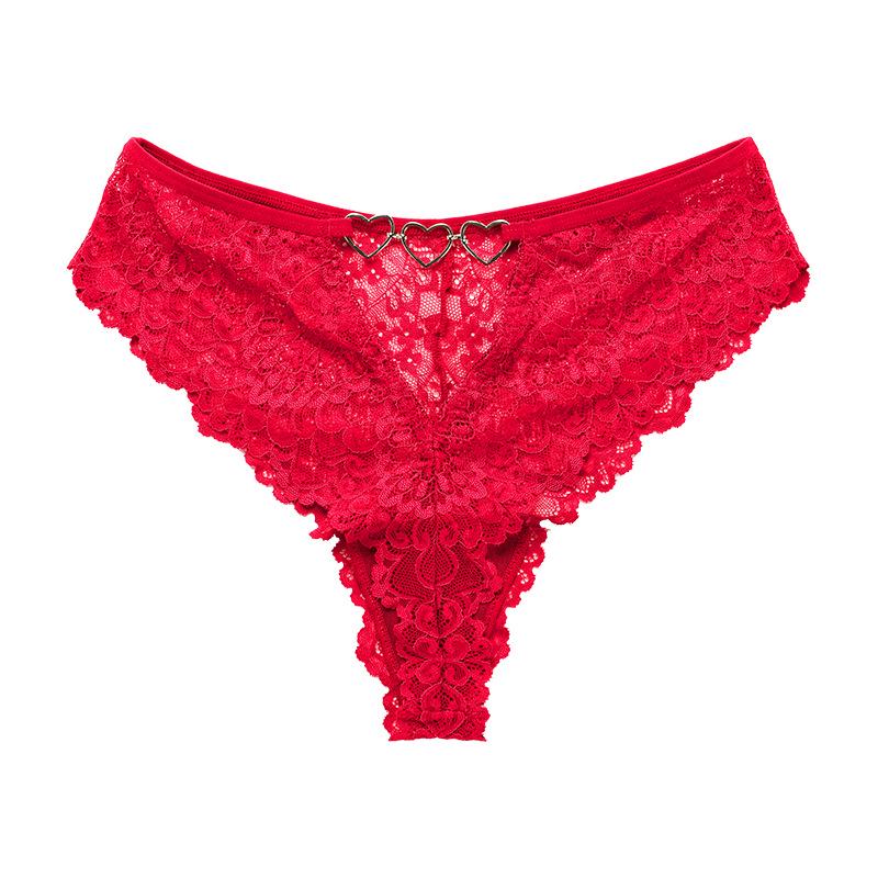 

Черные кружевные трусики-стринги с вырезами для комфорта средней посадки - Сексуальное женское нижнее белье больших размеров L