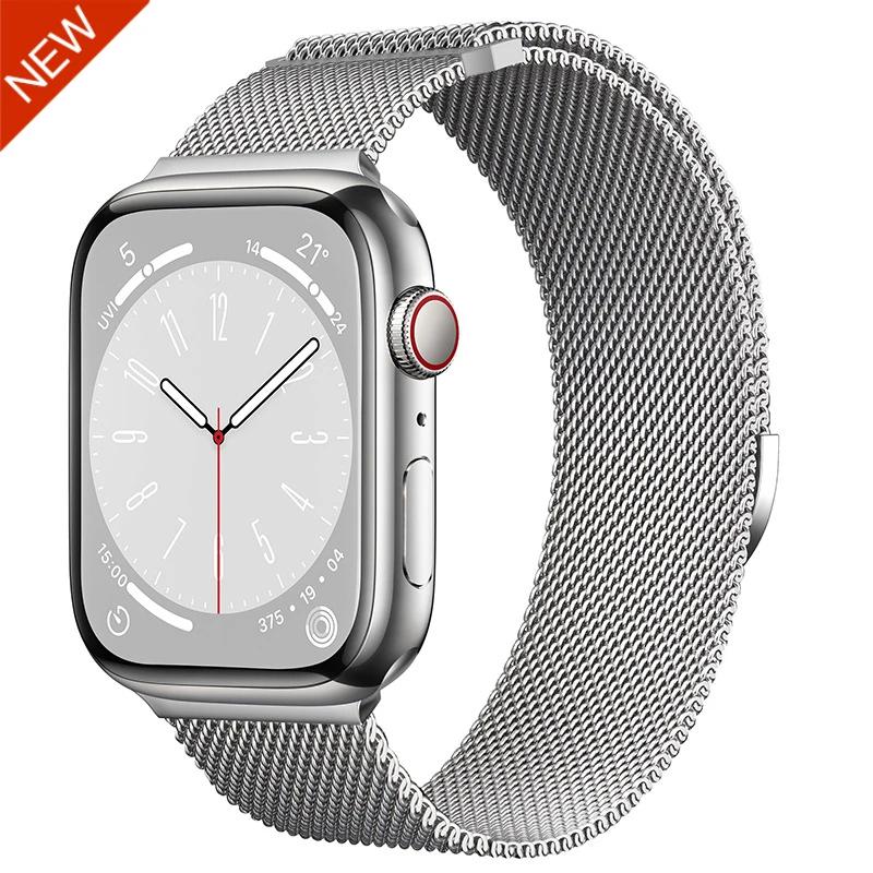 Milanese Loop Band for Apple watch Ultra 9 8 7 6 5 SE 45mm 49mm 44mm/41mm/40mm Metal Magnetic Strap iWatch 11 10 46mm 42mm Band