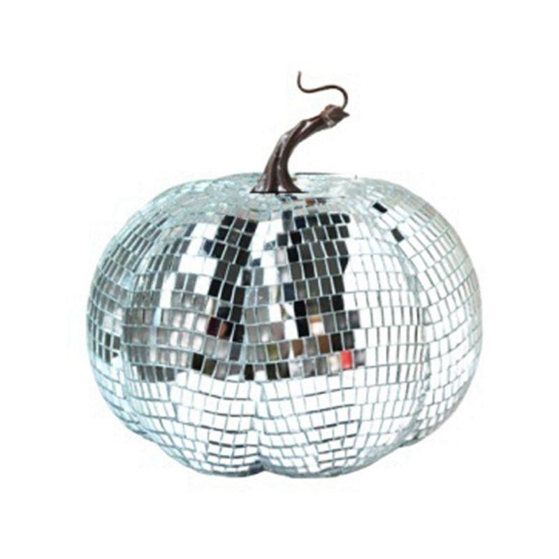 M-Modern-DISCO-Mirror Ball For Bar And Wedding, Ornaments, Pumpkin,Pumpkin Disco Ball Halloween Home Decor