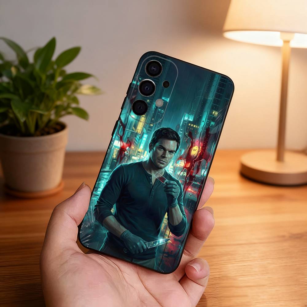 

D-Dexter Morgan Phone Case For Samsung S26,S25,S24,S21,S22,S23,S30,Ultra,S20,Plus,Fe,Lite,5G Black Cover Samsung S21 s305G