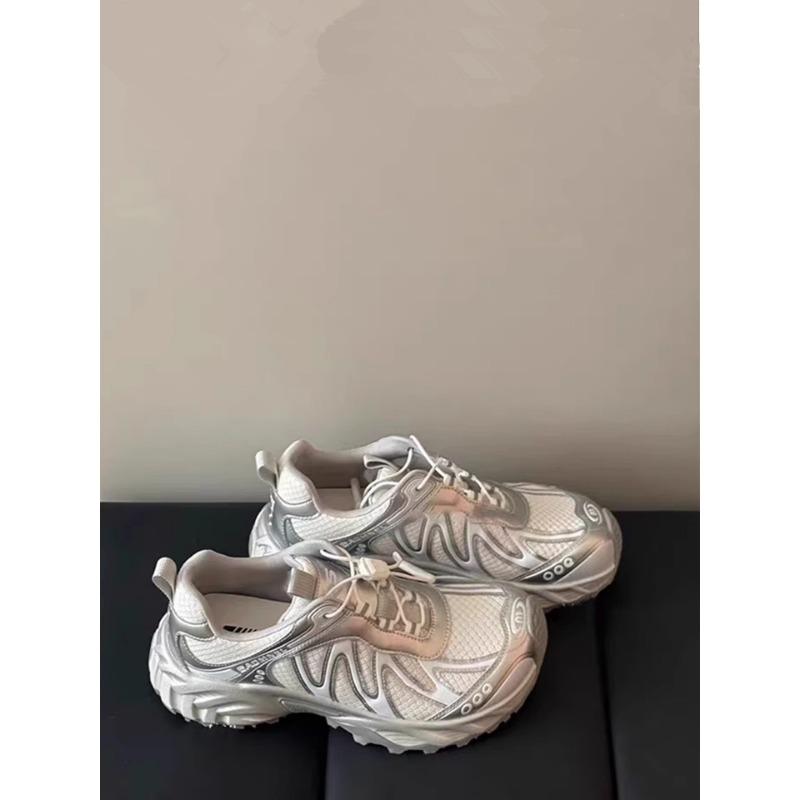 

Новые дышащие и универсальные походные ботинки, спортивная и повседневная обувь на толстой подошве, кроссовки для папы 40 серебряный