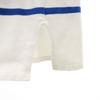ORCIVAL Made in France Long sleeve Boat neck one piece White x blue Women Used