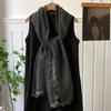 Scarf atmosphere solid color spring and autumn summer fashion lace silk scarf neck protection scarf shawl dual-purpose