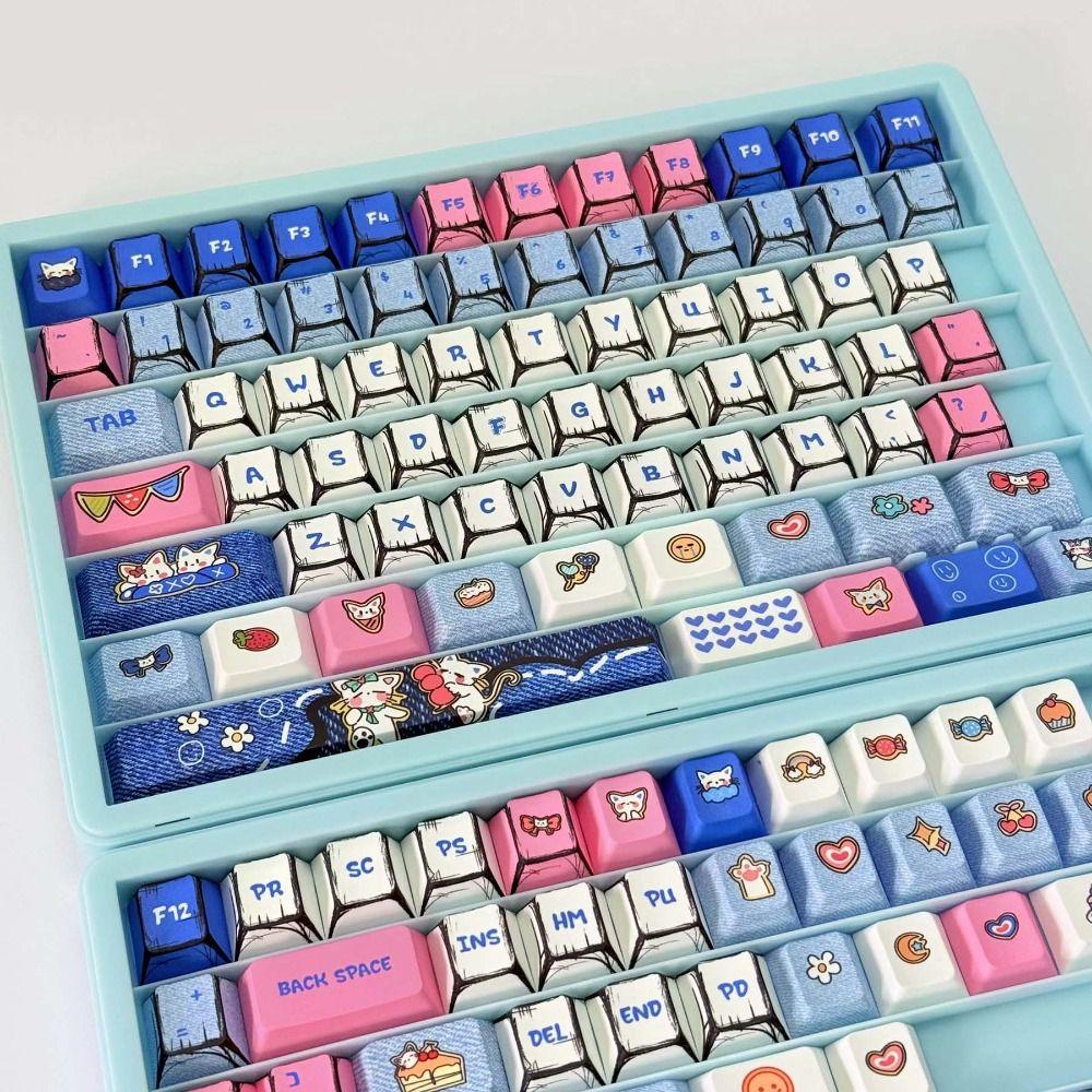 Waterproof PC Keycaps Storage Box Dustproof Keyboard Keycaps Tray Mechanical Keyboard