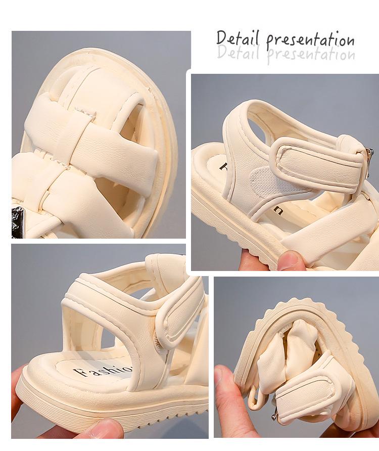 2025 Kids' Summer Soft Sole Sandals: Breathable, Closed-Toe Shoes for Boys & Girls