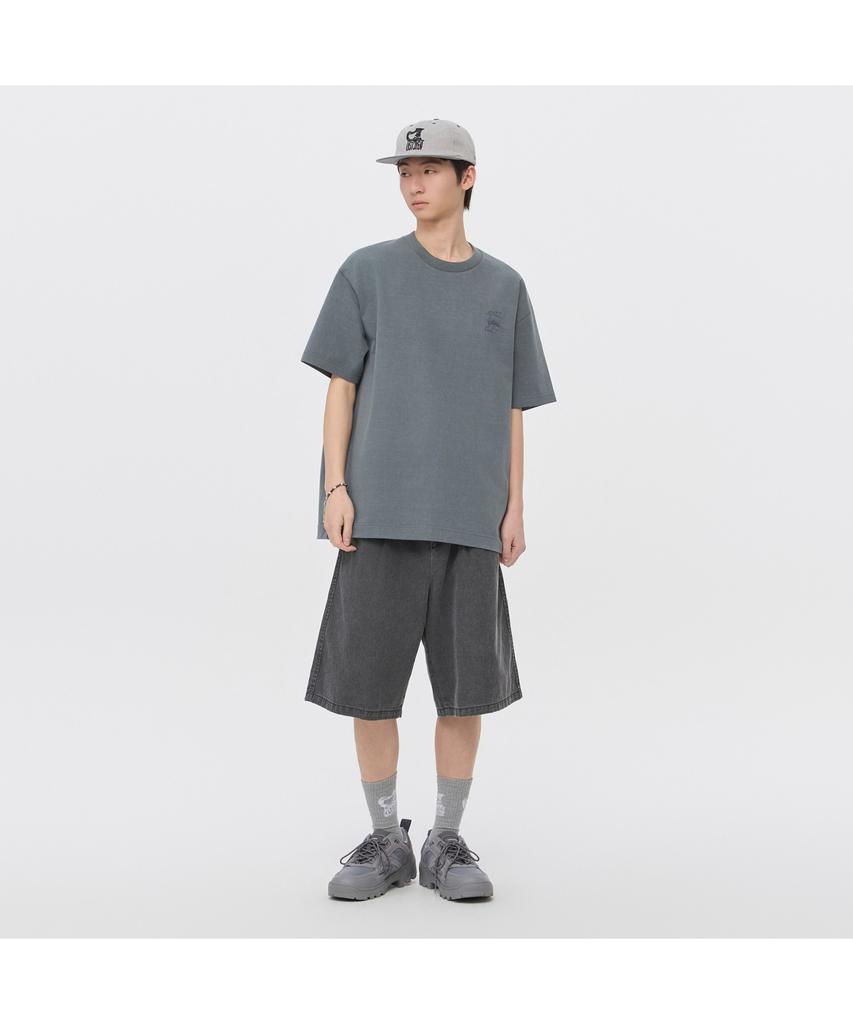 Keoseuuteommellou [Vincent] Gray Graphic Dyed T-Shirt Cwtam26493Gyx