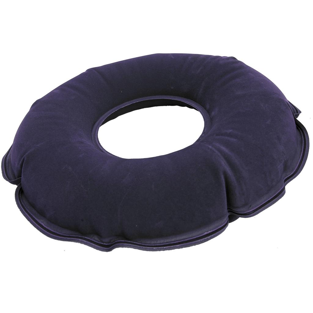 Inflatable AntiBedsore Cushion Round Shape Cushion for Elder Bedridden Patient with Pump(Royal Blue )
