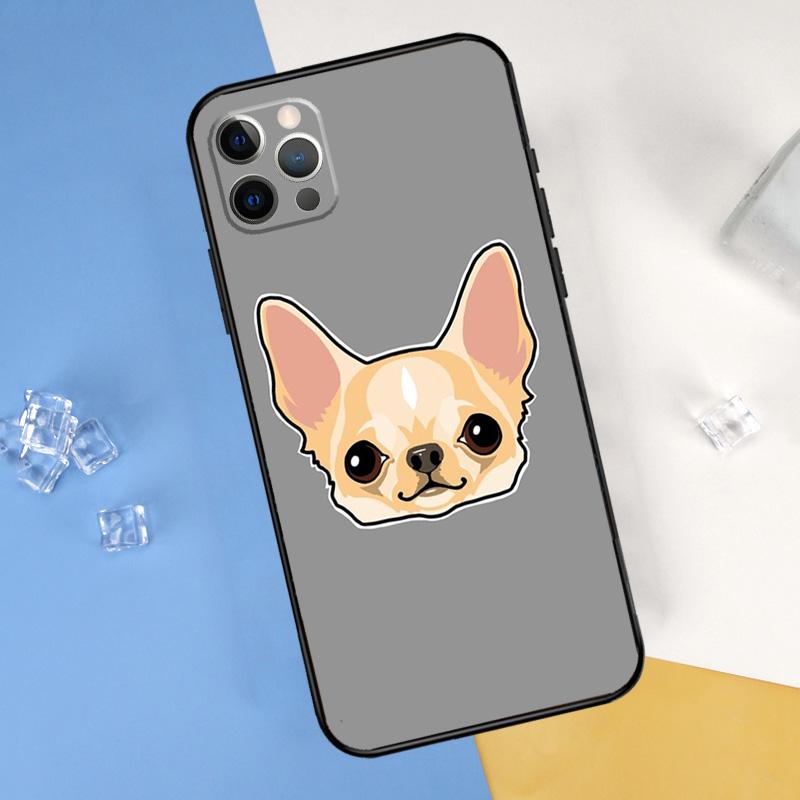 Chihuahua Dog Case For iPhone 16 15 11 12 13 14 Pro Max XR X XS Max Plus 12 13 Mini Back Cover Phone Case