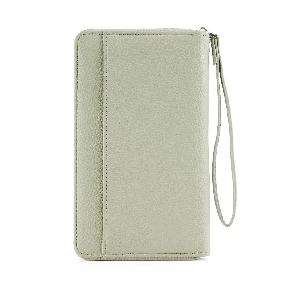 

Кошелек для паспорта из искусственной кожи, противокражный держатель для кредитных/ID-карт/билетов, сумка для паспорта, унисекс зелёный