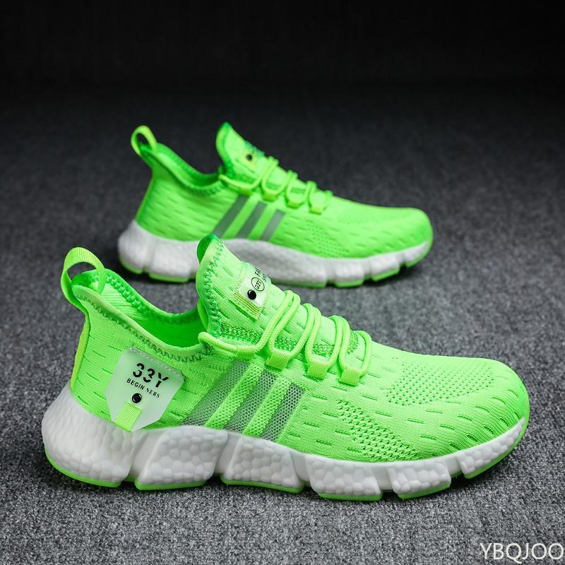 Summer New Breathable Running Shoes Casual Comfortable Mesh Breathable Sports Shoes Fashionable Versatile Men'S Sneakers