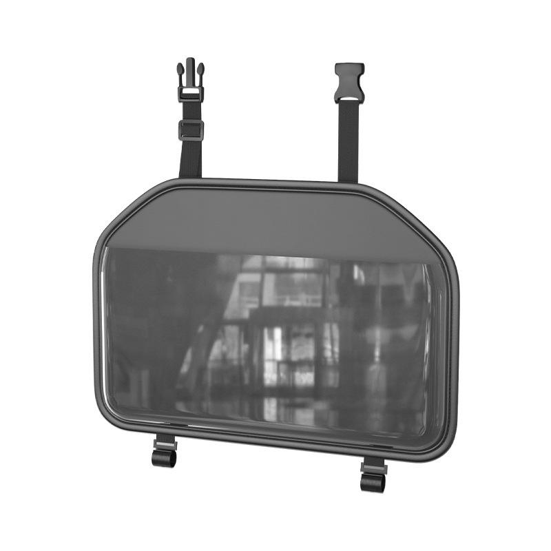 Car Seat Back Hanging Ipad Storage Bag Leather Auto Rear Seat Phone Pocket With Hooks Holder For Kids Interior Accessories