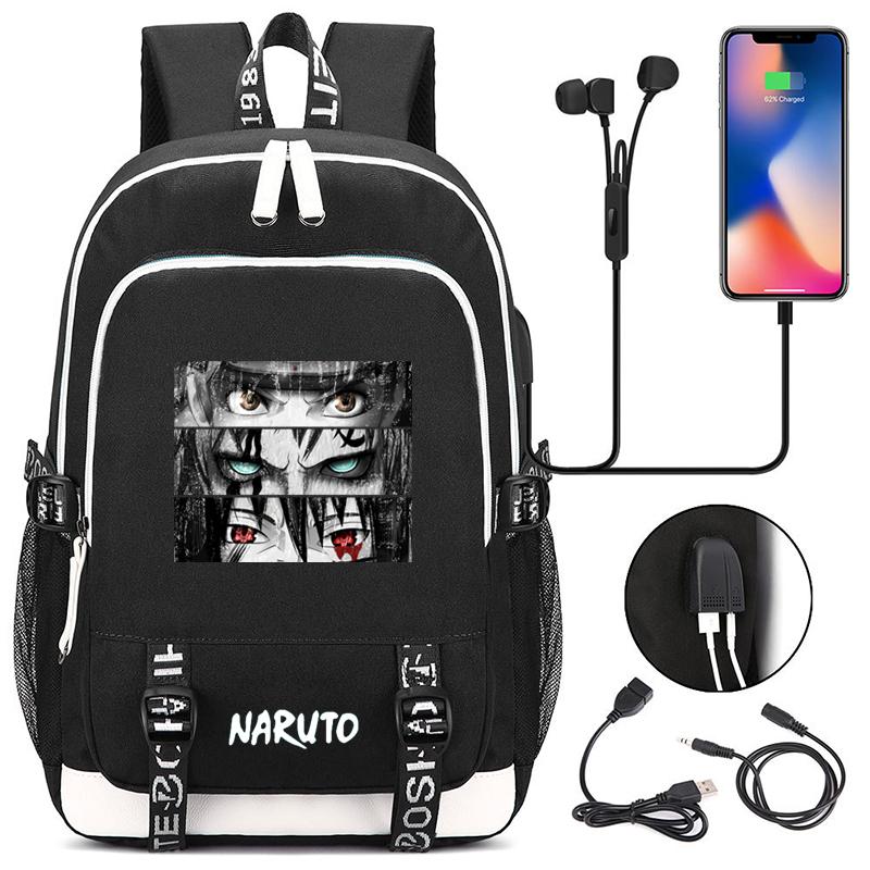 Anime Schoolbag Boy Girl Rucksack for Teen Backpack Student Usb Travel Bags Back To School Backpack Men Women Leisure