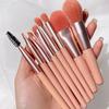 8pcs Makeup Brush Set Portable Soft Fluffy Cosmetic Foundation Blush Powder Eyeshadow Kabuki Blending Makeup Brush Beauty Tool