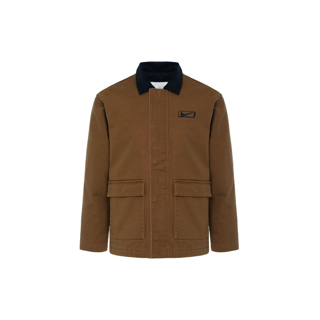 Nike Sportswear Loose Fit Warm Jacket Men Jackets Light-British-Brown Light-Redwood-Brown Black HQ2953-281