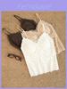Lace Cami Top With Builtin Bra For Women Autumn Winter Slim Fit Night Out