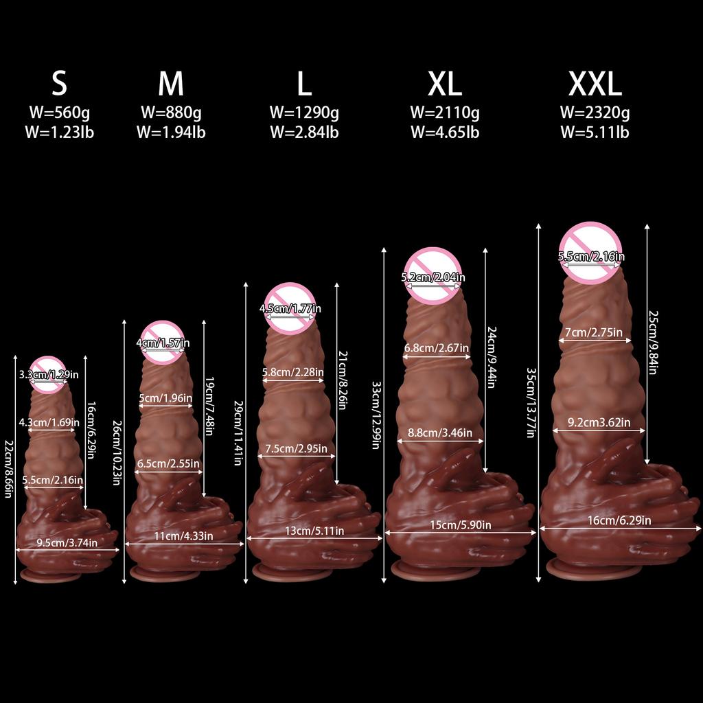 Handgehaltener Dildo Weibliche Masturbation Muskelgefühl Simulation Penis Erwachsenen Sexprodukt