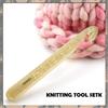 A70U New 5Pcs 12Mm/15Mm/18Mm/20Mm/25Mm Huge Crochet Hooks Set Plastic Knitting Needles Kit DIY Yarn Sewing Craft Knitting Tool