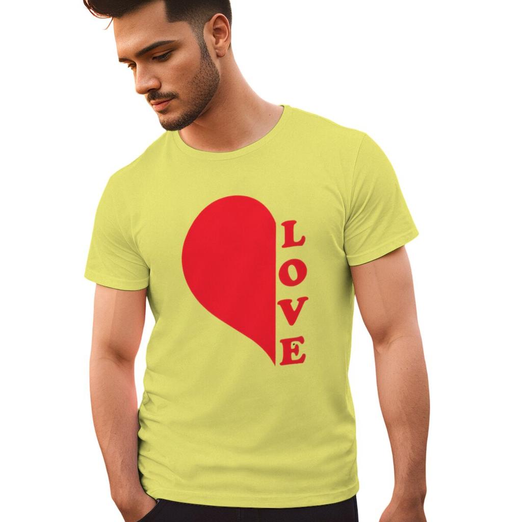 Red Heart Print Couples Graphics Matching Tshirt LOVE Fashion Vintage Women Men Casual Valentines Day Gifts Lovers Tee Shirt