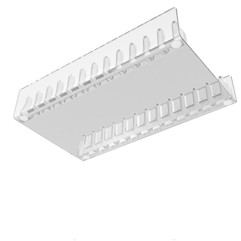 Clear Acrylic Display Stand For Console Disks Game Case Holds 12 Titles Space Saving Design