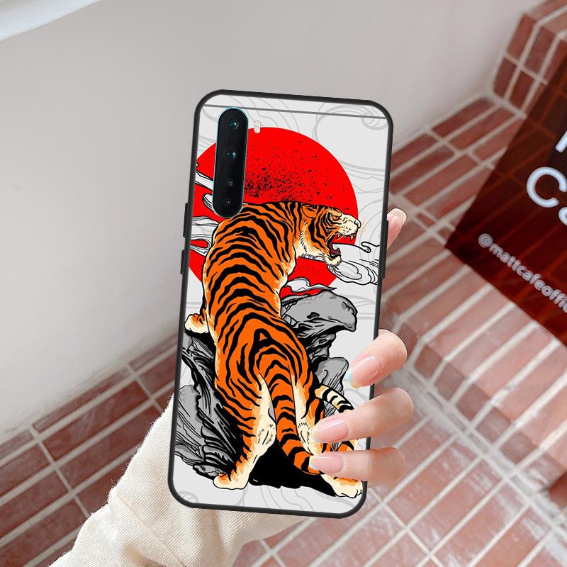 Japanese Tiger Case For OnePlus Nord 5 CE 2 3 4 Lite N20 N30 OnePlus 15 13 12 11 10R 13R 10T 13T 12R Cover