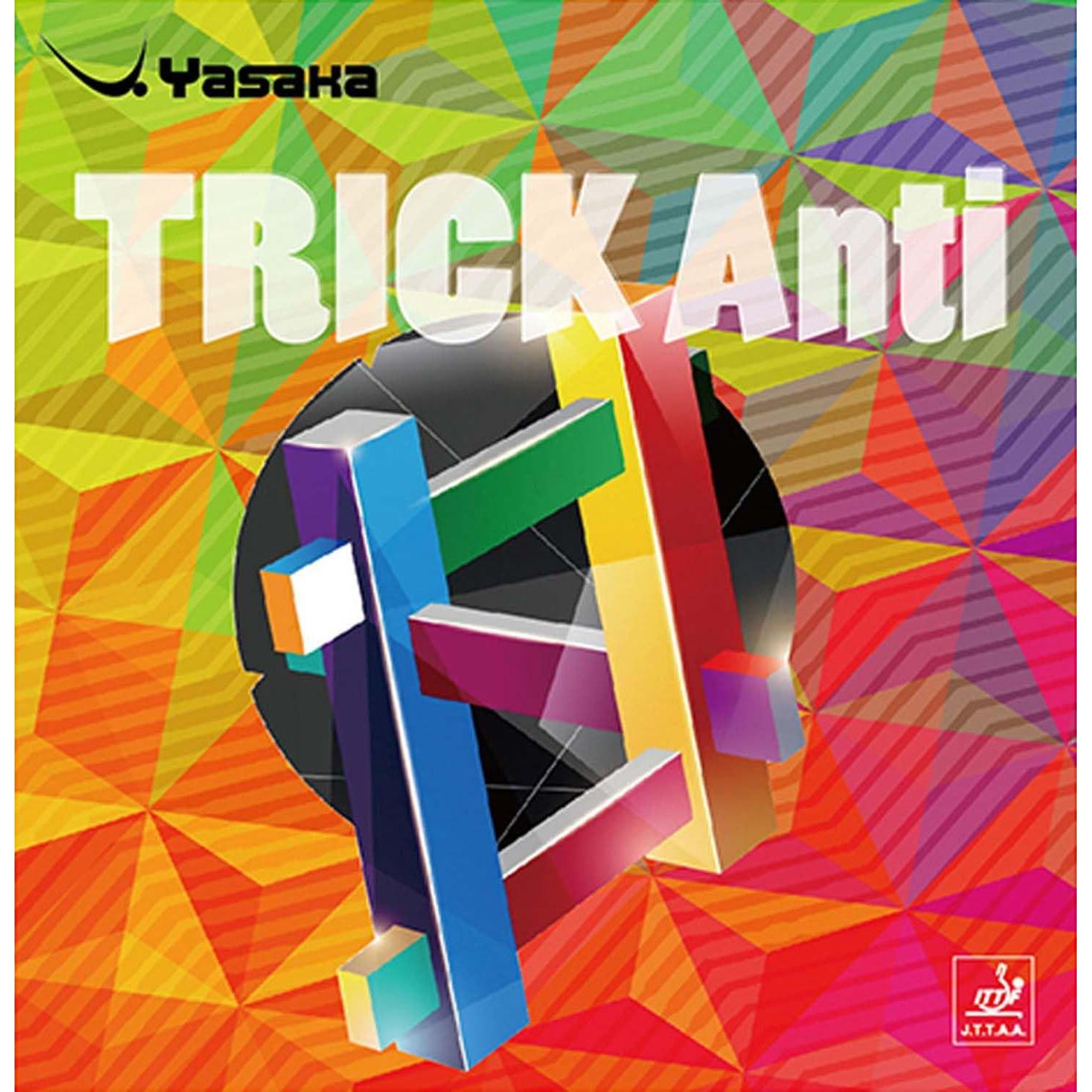 Used New YASAKA Table Tennis Rubber Trick Anti Back Soft Anti Spin Medium B24